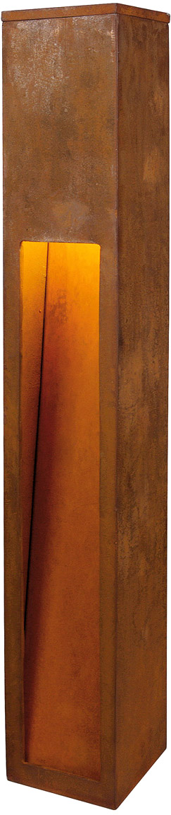 SLV RUSTY SLOT 80 Outdoor Standleuchte, LED, 3000K, eisen gerostet - Stand-, Wand- und Deckenleuchten (Outdoor) von SLV