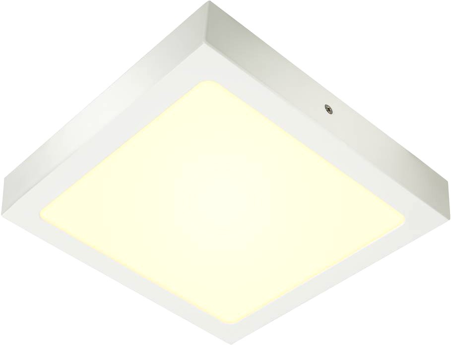 SLV SENSER 24, Indoor LED Deckenaufbauleuchte eckig weiß 3000K - Wand- und Deckenleuchten SLV SENSER 24, Indoor LED Deckenaufbauleuchte eckig weiß 3000K - Wand- und Deckenleuchten von SLV
