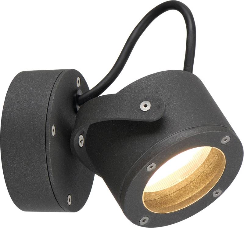SLV SITRA 360 WL Wandleuchte, anthrazit, GX53, max. 9W - Stand-, Wand- und Deckenleuchten (Outdoor) von SLV