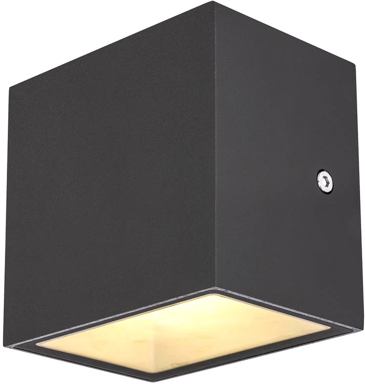 SLV SITRA CUBE WL, LED Outdoor Wand- und Deckenaufbauleuchte, anthrazit, I - Stand-, Wand- und Deckenleuchten (Outdoor) von SLV