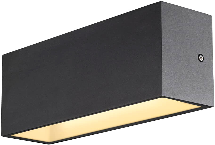 SLV SITRA L WL UP/DOWN, LED Outdoor Wandaufbauleuchte, anthrazit, CCT switch 3000/4000K - Stand-, Wand- und Deckenleuchten (Outdoor) von SLV