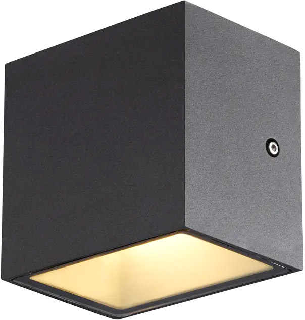 SLV SITRA S WL SINGLE, LED Outdoor Wandaufbauleuchte, anthrazit, CCT switch 3000/4000K - Stand-, Wand- und Deckenleuchten (Outdoor) von SLV