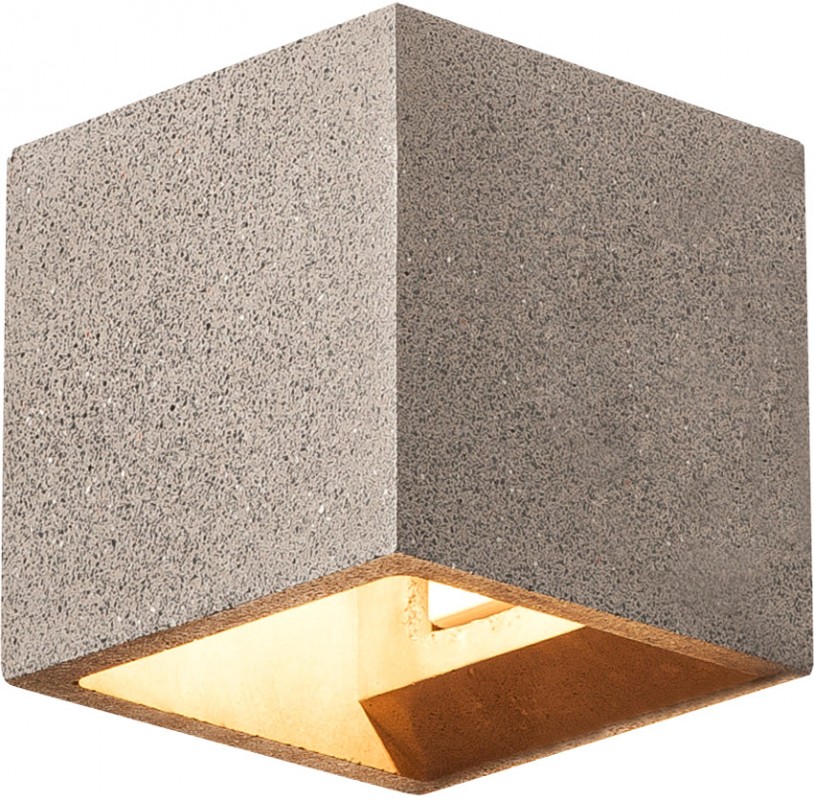 SLV SOLID CUBE, Wandleuchte, QT14, schwarzer Sandstein, max. 25W - Wand- und Deckenleuchten SLV SOLID CUBE, Wandleuchte, QT14, schwarzer Sandstein, max. 25W - Wand- und Deckenleuchten von SLV