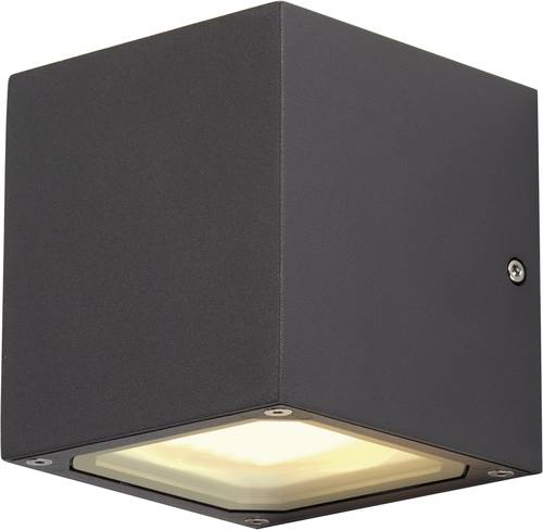SLV Sitra Cube 232535 Außenwandleuchte Energiesparlampe, LED GX53 18W Anthrazit SLV Sitra Cube 232535 Außenwandleuchte Energiesparlampe, LED GX53 18W Anthrazit von SLV