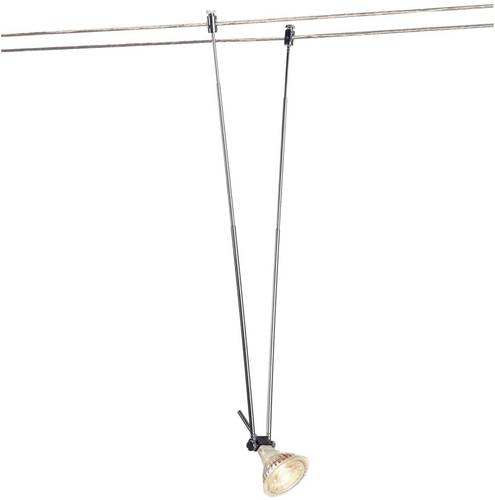 SLV TENSEO TELESKOP Niedervolt-Seilsystem-Leuchte GX5.3 Chrom SLV TENSEO TELESKOP Niedervolt-Seilsystem-Leuchte GX5.3 Chrom von SLV