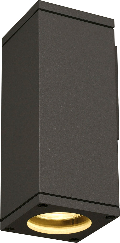 SLV THEO WALL OUT Wandleuchte, eckig, anthrazit, GU10, max. 35W - Stand-, Wand- und Deckenleuchten (Outdoor) von SLV
