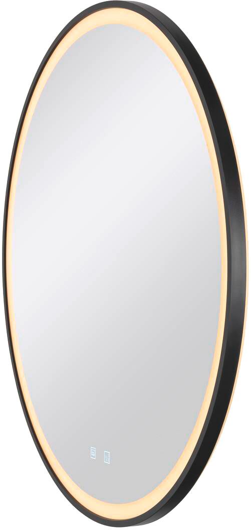 SLV TRUKKO 80, Spiegel Ø 80 cm, chrom, schwarzer rand - Wand- und Deckenleuchten SLV TRUKKO 80, Spiegel Ø 80 cm, chrom, schwarzer rand - Wand- und Deckenleuchten von SLV