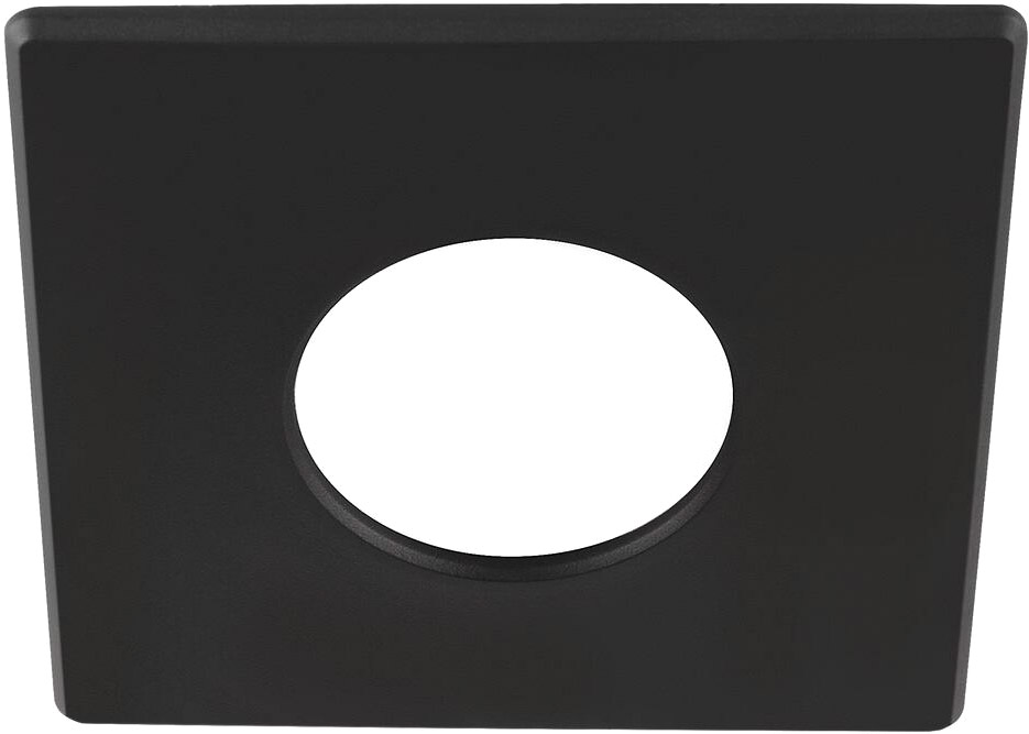 SLV UNIVERSAL DOWNLIGHT Abdeckung, für Downlight IP65, eckig, schwarz - Wand- und Deckenleuchten von SLV