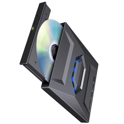 SLXLYH Externer DVD-Brenner, USB 3.0, Typ C, Brenner, Lesegerät, Player, optische Laufwerke für Laptop, PC, DVDs, Brenner von SLXLYH