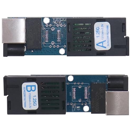 SLXLYH Gigabit Fiber Optical Media Converter 1 RJ45 Fiber Switches Gigabit Optical Fiber Ethernet Switches Media Converter SLXLYH Gigabit Fiber Optical Media Converter 1 RJ45 Fiber Switches Gigabit Optical Fiber Ethernet Switches Media Converter von SLXLYH