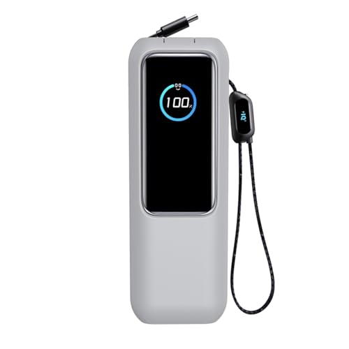 SLXLYH Silikon-Schutzhülle für 25000 mAh, 165 W, stoßfest und staubdicht, mit präziser Aussparung, Grau SLXLYH Silikon-Schutzhülle für 25000 mAh, 165 W, stoßfest und staubdicht, mit präziser Aussparung, Grau von SLXLYH