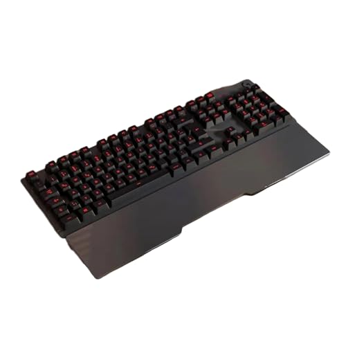 SLXLYH Tastatur-Handgelenkauflage aus Acryl, ergonomisch geformte Handauflage für Büro und Gaming, Schreibtisch-Armlehne, Komfort (42 x 8 cm für 104 Tasten) von SLXLYH