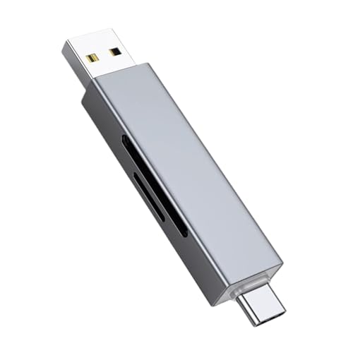SLXLYH USB-Speicherkartenleser-Hubs 2-in-1 C-USB-Adapter mit USB-Anschluss für Datenübertragung SLXLYH USB-Speicherkartenleser-Hubs 2-in-1 C-USB-Adapter mit USB-Anschluss für Datenübertragung von SLXLYH