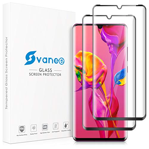 Schutzfolie für Huawei P30 Pro Panzer Schutz Glas, [2 Stück] 9H Härte, Anti Kratzen, Unterstützung für Fingerabdrucksensor,Displayschutz fur Huawei P30 Pro von SLYTF