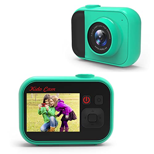 SLuB kinderkamera, 1080P HD Digitalkamera Kinder, 2,0-Zoll-Bildschirm Kinder Kamera mit 32GB SD-Karte für 3-12 Jahre Jungen und Mädchen Spielzeug Geschenke (Grün) von SLuB