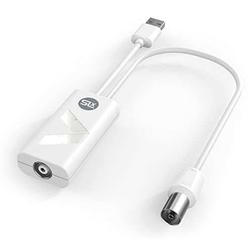 SLx Signalverstärker Antennenverstärker für TV/Digital Freeview mit integriertem 4G Filter und 5G Filter – 1 Weg kompakter USB-betriebener Verstärker Booster Box für TV, Antenne SLx Signalverstärker Antennenverstärker für TV/Digital Freeview mit integriertem 4G Filter und 5G Filter – 1 Weg kompakter USB-betriebener Verstärker Booster Box für TV, Antenne von SLx