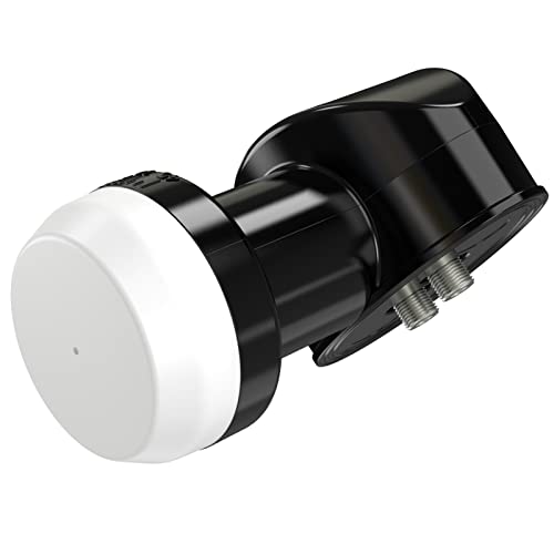 SLx Twin LNB 2fach für Multischalter, Sat Doppel LNB, Wetterschutz, Kompatibel mit HD, 4K, UHD, Full HD von SLx