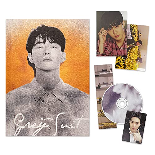 EXO SUHO - 2nd Mini Album [Grey Suit] (Grey Ver.) Photo Book + CD-R + Bookmark + Postcard + Photo Card von SM Ent.