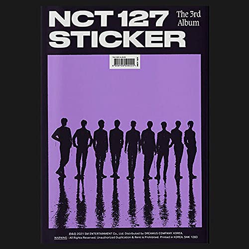 NCT 127 [ STICKER ] 3rd Album STICKER Ver. 1ea CD+72p Photo Book+1ea Folded Poster(On pack)+1ea Sticker+1ea Post Card+1ea Photo Card von SM Ent.