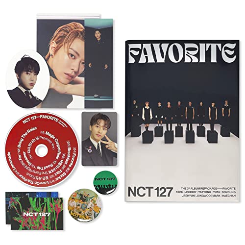 NCT 127 The 3rd Album Repackage [ FAVORITE ] - ( CLASSIC Ver ) Photobook + CD-R + Pendant Card + Post Card + Bookmark + Photo Card + OFFICIAL POSTER von SM Ent.