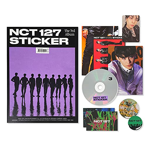 NCT127 The 3rd Album - STICKER [ STICKER ver. ] Booklet + CD-R + Folded Poster + Sticker + Post Card + Photo Card + OFFICIAL POSTER von SM Ent.