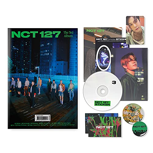 NCT127 The 3rd Album - STICKER [ Seoul City ver. ] Booklet + CD-R + Folded Poster + Sticker + Post Card + Photo Card + OFFICIAL POSTER von SM Ent.