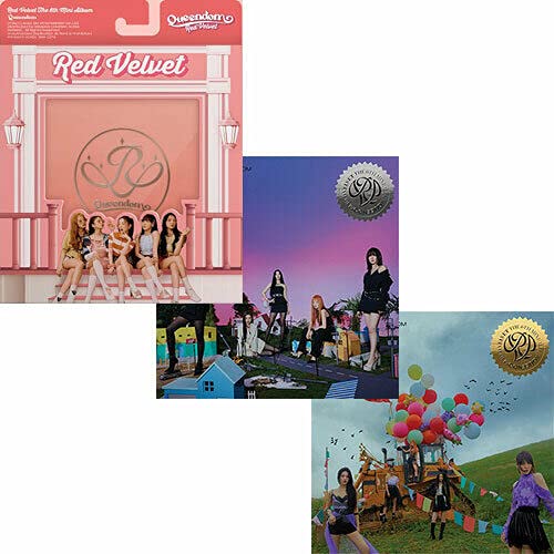 RED VELVET QUEENDOM 6th Mini Album [ GIRLS + QUEENS(Random ver.) ] 2 SET. 2ea CD+2ea Photo Book+Card+etc+2ea STORE GIFT CARD K- POP SEALED+TRACKING NUMBER von SM Ent.