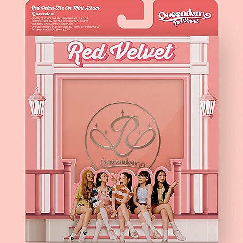 RED VELVET QUEENDOM 6th Mini Album [ GIRLS ] VER. 1 CD+72p Photo Book+16p Lyrics Book+1 Folded Poster(On pack)+2 Post Card+1 Envelope+1 Sticker Set+1 Special Card+1 Photo Card+1 STORE GIFT CARD von SM Ent.