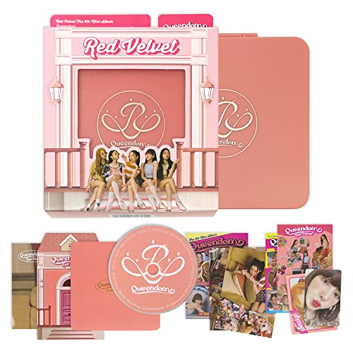 Red Velvet - 6th Mini Album [Queendom] (Girls Ver.) Package + Case + Photobook + Lyrics Book + CD-R + Folded Poster + Postcard + Envelope + Sticker Set + Special Card + Photo Card von SM Ent.