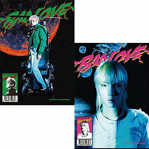 SHINEE KEY BAD LOVE 1st Mini Album BOOKLET [ A + B ] 2 Ver SET. 2ea CD+1ea FOLDED POSTER+2ea Photo Book+2ea Sticker+2ea Folded Lyrics Paper+2ea Post Card+2ea Folded Poster(On pack)+2ea Photo Card von SM Ent.