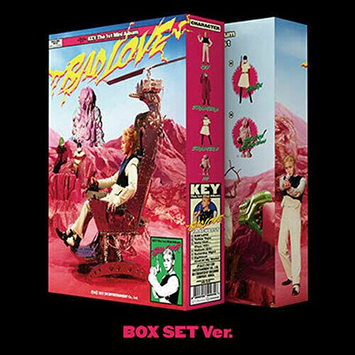 SHINEE KEY BAD LOVE 1st Mini Album [ BOX SET ] Ver. 1ea CD+1ea Photo Book+1ea Folded Lyrics Paper+1ea Collector Cards Set+1ea Graphic Card Set+1ea Folded Poster(On Pack) von SM Ent.