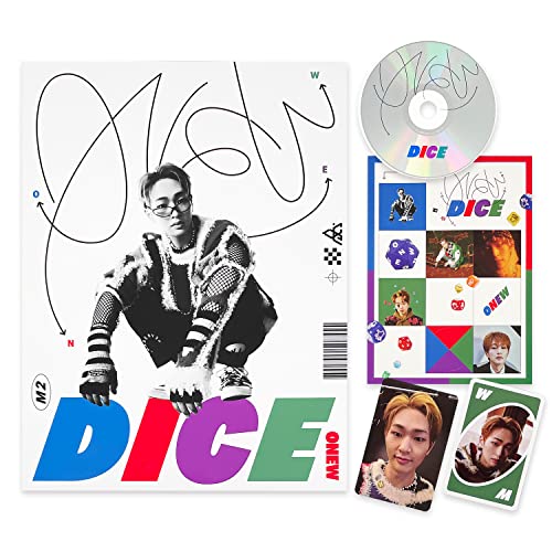 SHINee ONEW - 2nd Mini Album [DICE] (ROLLING Ver.) Photo Book + CD-R + Sticker + Special Card + Photo Card von SM Ent.