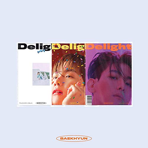 BAEKHYUN DELIGHT 2nd Mini Album RANDOM VER CD+Fotobuch+3 Karte+F.Poster+Sticker+GIFT+TRACKING CODE K-POP SEALED von SM Entertainment