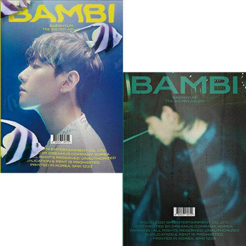 EXO BAEKHYUN [ BAMBI ] 3rd Mini Album_PHOTO BOOK_[ BAMBI / NIGHT RAIN ] RANDOM Ver. CD+Book+3 Card+etc K-POP SEALED+TRACKING CODE von SM Entertainment