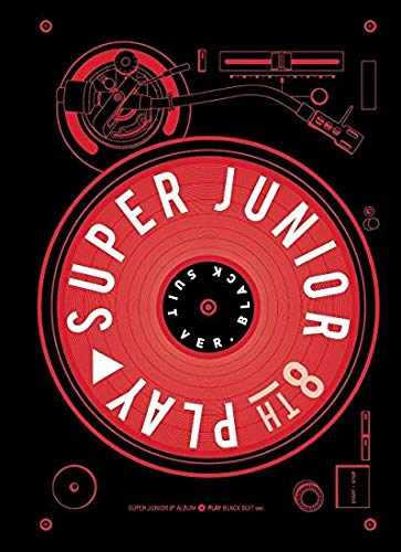 Super Junior - [Play] 8th Album Black Suit Ver CD+Booklet+Card K-POP Sealed SUJU von SM Entertainment
