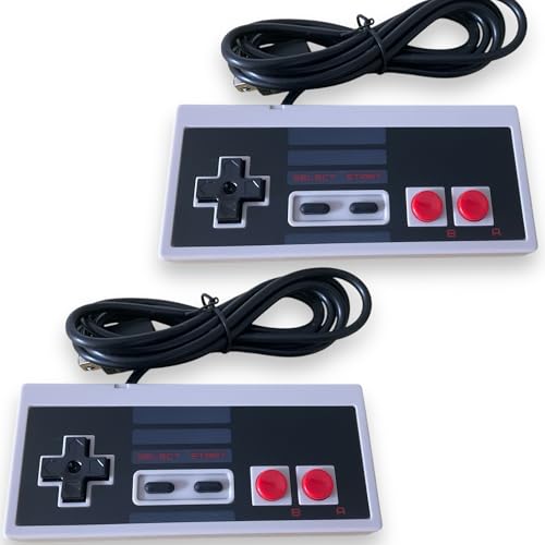SM-PC®, 2Stk. Controller kompatibel zu Nintendo NES Classic Mini Edition System #994 von SM-PC
