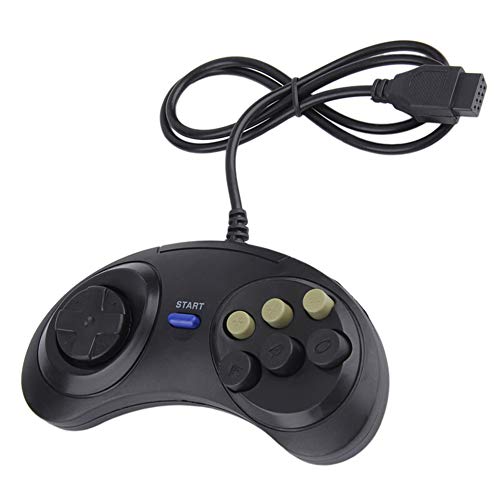 SM-PC®, Controller Joypad für Sega Mega Drive 1 + 2 / C64 C128 Mega CD #a66 von SM-PC