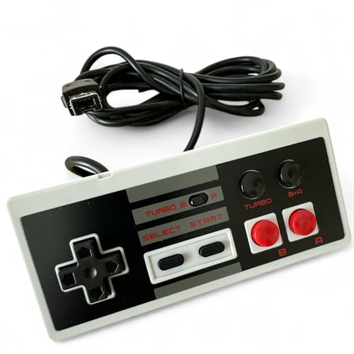 SM-PC®, Controller kompatibel zur Nintendo NES Classic Mini Edition System mit Turbo Button Funktion #995 von SM-PC