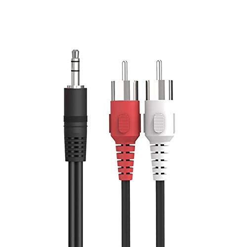 SM-PC® 3m 3,5mm Klinke auf 2xCinch Audiokabel Stereo Adapterkabel #198 von SM-PC