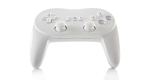 SM-PC® Classic Game Controller Pro Pad kompatibel zu Nintendo Wii klassik Games weiß #006 von SM-PC