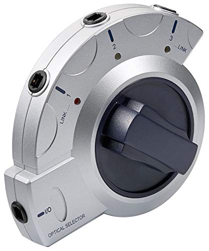SM-PC® OPTO Umschalter, 1x Toslink Buchse auf 3X Toslink Buchse Inline Audio #465 von SM-PC