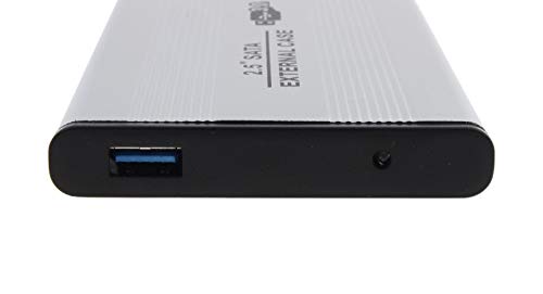 SM-PC®2,5" USB 3.0 Festplatten Gehäuse SATA Extern Aluminiumgehäuse SSD#811 von SM-PC