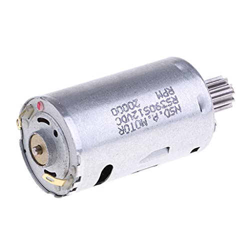 SM SunniMix Elektromotor Getriebemotor DC Motor für Elektro Kinderauto, 12V 390 12 Zähne von SM SunniMix