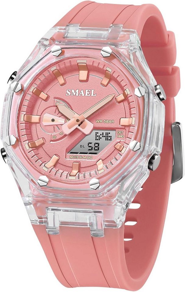 SMAEL Multifunktionale Mit Digitalanzeige, LED-Licht, Datum, Alarm, Stoppuhr Watch, Spritzwasserschutz Alltag Hält Spritzern durch Regen oder Händewaschen SMAEL Multifunktionale Mit Digitalanzeige, LED-Licht, Datum, Alarm, Stoppuhr Watch, Spritzwasserschutz Alltag Hält Spritzern durch Regen oder Händewaschen von SMAEL