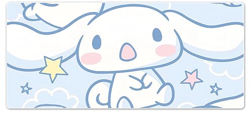 SMAIGE XXL-Gaming-Mauspad, groß, niedliches Kawaii-Anime-Cartoon-Design für Mädchen und Frauen, genähte Kanten, 80 x 30 x 0,2 cm SMAIGE XXL-Gaming-Mauspad, groß, niedliches Kawaii-Anime-Cartoon-Design für Mädchen und Frauen, genähte Kanten, 80 x 30 x 0,2 cm von SMAIGE