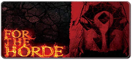 SMAIGE XXL Extended Gaming Mauspad - groß, breit (lang) Mauspad, vernähte Kanten, 89,9 x 39,9 x 0,3 cm Horde von SMAIGE