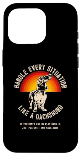 Hülle für iPhone 16 Pro Dackel Dachshund Teckel Hülle für iPhone 16 Pro Dackel Dachshund Teckel von SMAK