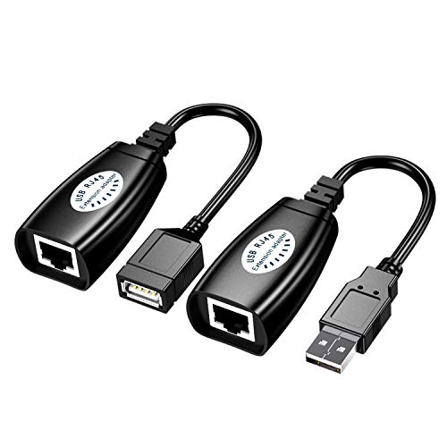 smakn® USB über CAT5/5e/6 Verlängerung Kabel RJ45 Adapter Set von SMAKN