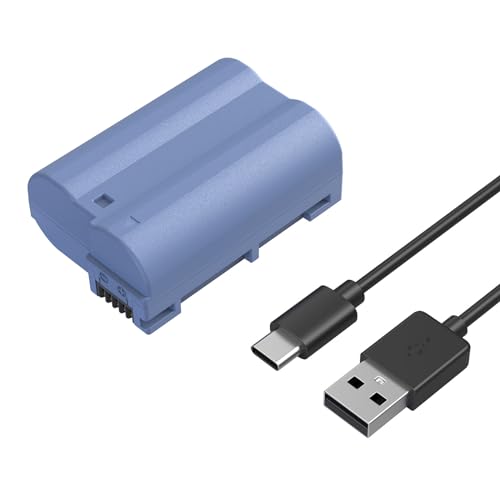 SMALLRIG Battery EN-EL15C 2400mAh Kamera Akku für Nikon Zf / Z8 / Z7 / Z6, wiederaufladbarer USB-C Schnelllade Kamera-Akku für Nikon Z7 II, Z6 II, Z5, D850, D810, D810A, D780, D750, D610, D500-4332 von SMALLRIG