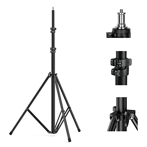 SMALLRIG Beleuchtungsstativ 110"/9.2ft/280cm, luftgepolstertes Lichtstativ mit 1/4"-Schraube für Softbox, Studioleuchte, Reflektor und Ringlicht, max. Belastung 8kg, RA-S280-3736 von SMALLRIG